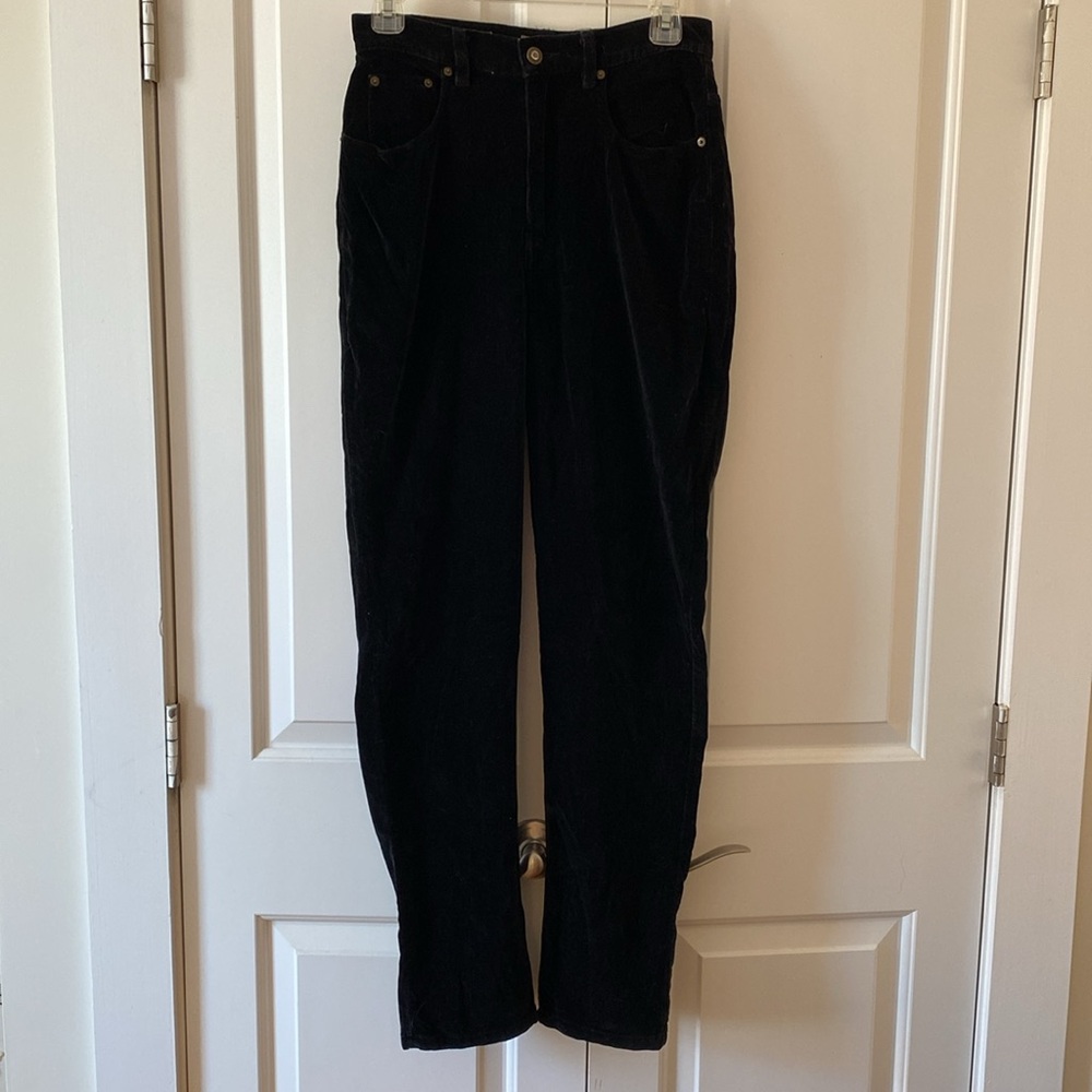 Vintage Express High Rise Velvet Pants Size US 7/8 FR 40